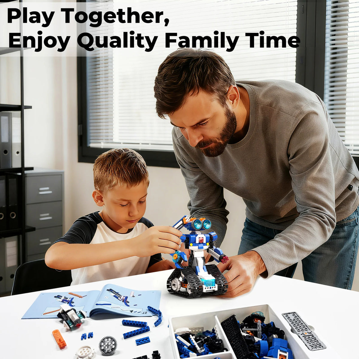 Apitor STEM 6-in-1 Robot J Building Kit APP Remote Control & Coding Toy Educational Robotics Fors Kids Ages 7+