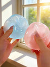 Moldable Slow Rebound Blue Coconut Oil Handmade Squeezing Ball, 5cm Round Malt Stress Relief Squeeze Toy 2026 NEW