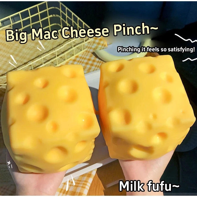 Cheese Squeeze Toy Extra Large Size Cheese Squishy Toys