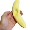 Stress Relief Banana Pulp Squishy Toy, PU Slow Rebound Sensory Fidget Ball, Milky Scent Non-Edible Soft Durable for Adults Kids