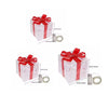 Christmas Glowing Gifts Box Decoration Ornament With Bow Lighting Box Outdoor Light Lighting Xmas New Year 2024 Home Yard Decor