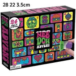 2026 NeeDoh Advent Calendar 3D PVC Fidget Doll Christmas Countdown Calendar Surprise Box Stress Relief Toy New Year Holiday Gift