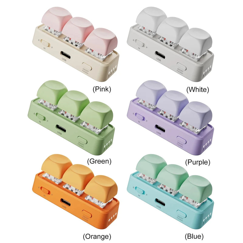 Bluetooth-compatible Multi-functional Keyboard Page Turner Fingertip Page Turner for Phone Taking Photos Camera Video