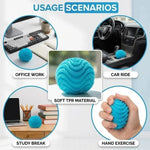2026 New Model NeeDoh Fuzz Ball Wonder Waves Sensory Squeeze Toy Textured Stress Relief Fidget Ball for Adults Toy