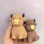 NeeDoH Scottish Highland Cow Squishy Slow Rebound Anxiety Relief  Squishy Toy