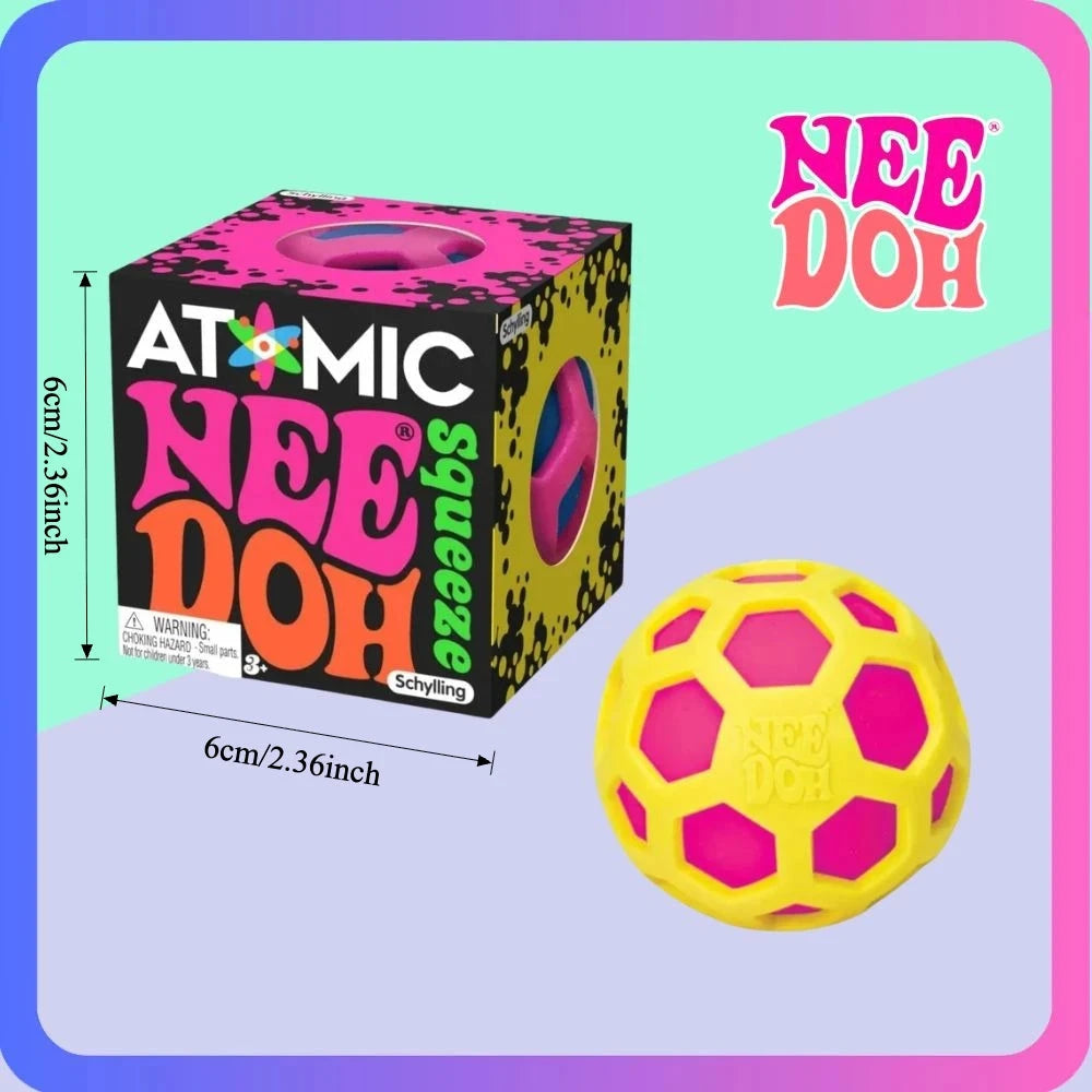 Needoh Atomic Stress Relief Ball & Jelly Squishies Toys