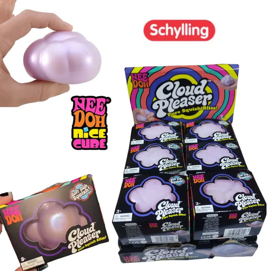 Schylling Cloud Pleaser NeeDoh Gumdrop Soft Sensory Fidget Toy Stress Relief Squeeze Ball Blind Box