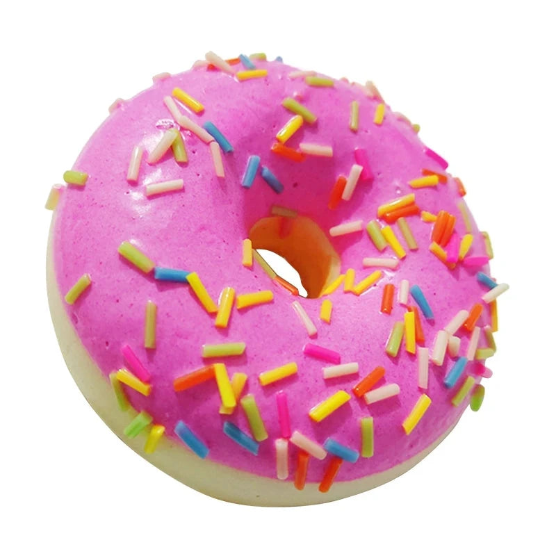 Chocolate Cake Roll Artificial Donut Mini Squishy Toy