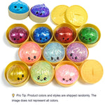 2026 Glitter Glow Dumpling Squishy Stress Balls Colorful Fidget Sensory Toy Stress Relief Stretchy Desk Toy for Kids Adults