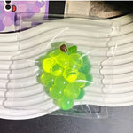 Squishy Fruit Grapes Fidget Toy