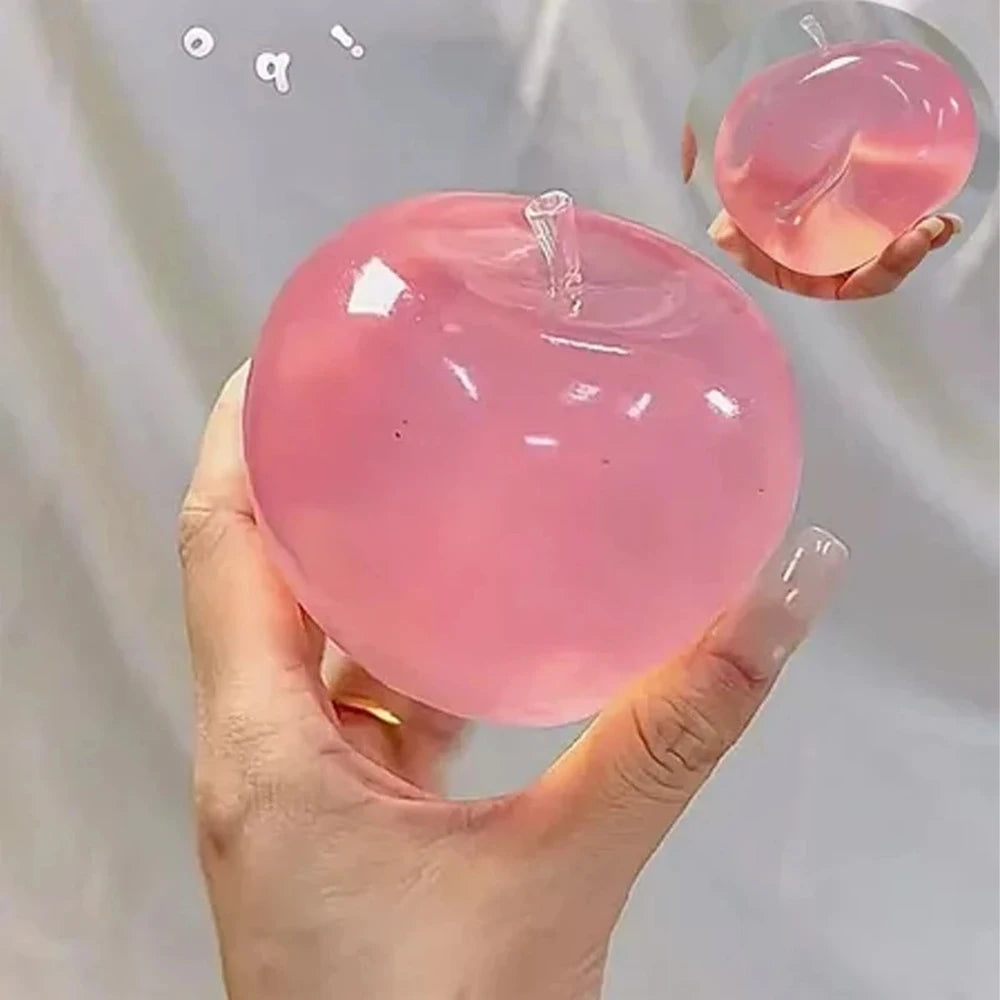 Squishy Fruit Apple  Squeeze Stress Relief Hand Toy