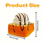Slow Rising Toast Squishy Ice Cream Bread Soft Scented Stress Relief Toy Cute Kawaii Squeeze Gift for Kids