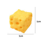 5CM Cheese Squeeze Toy Extra Large Size Cheese Squishy Fidget Toys Slow Rebound Shapeable Venting Ball for Adults Gifts 2026 New