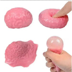 Cute Brain Squishy Stress Ball Funny Squeeze Ornament Party Favor Easter Halloween Birthday Festival Gift