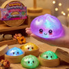 2026 Glitter Glow Dumpling Squishy Stress Balls Colorful Fidget Sensory Toy Stress Relief Stretchy Desk Toy for Kids Adults