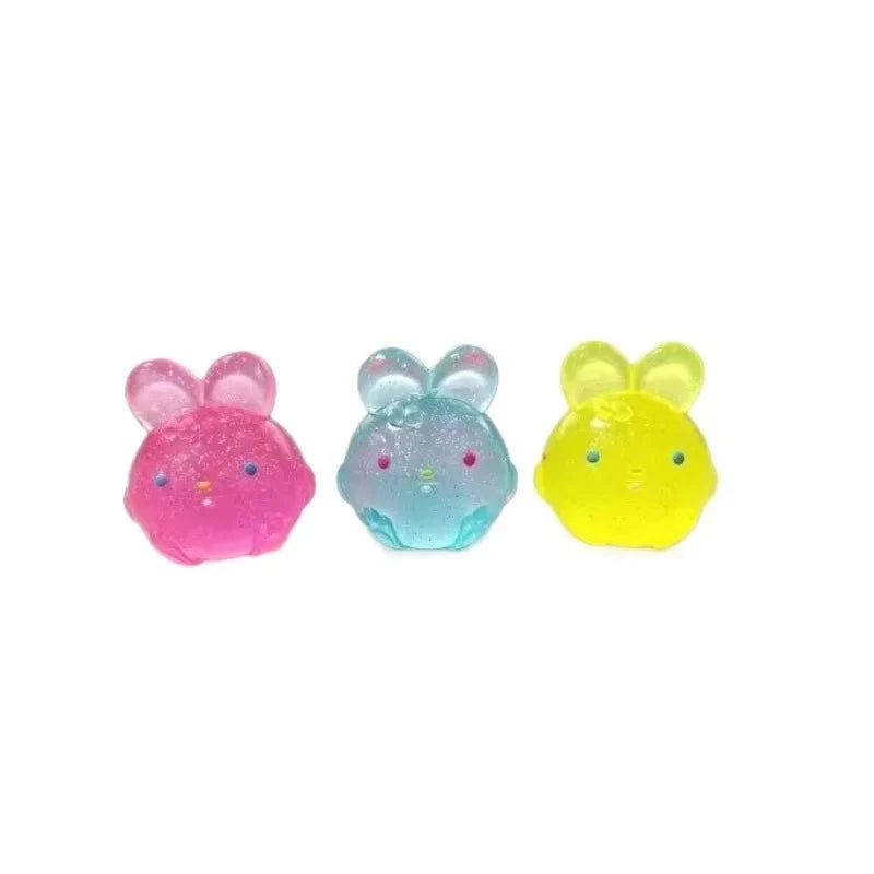 NeeDoh Jelly Hops Coelho Squishy Anti-Estresse Bola Gel Macia Anti-Ansiedade Fidget Sensorial, Brinquedo De Apertar Para Present