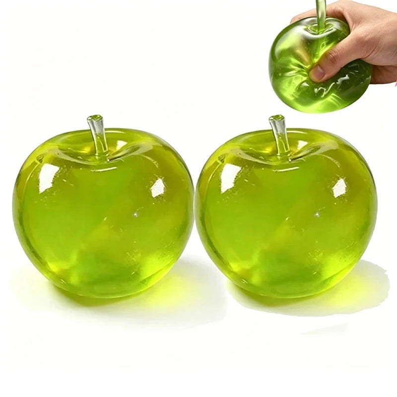 Squishy Fruit Apple  Squeeze Stress Relief Hand Toy