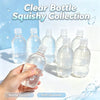 Transparent Water Bottle Squishy Toy Clear Jelly Squeeze Fidget Toy Slow Rising Stress Relief Decompression Desk Toy Gift
