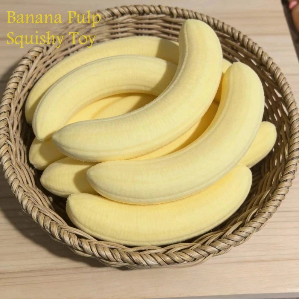 Stress Relief Banana Pulp Squishy Toy