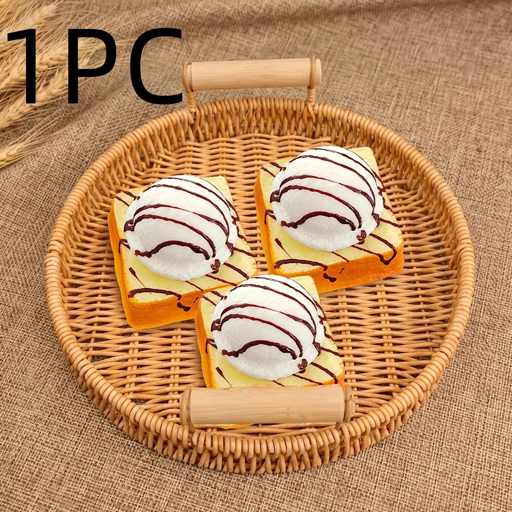 Slow Rising Toast Squishy Ice Cream Bread Soft Scented Stress Relief Toy