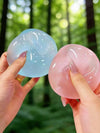 Moldable Slow Rebound Blue Coconut Oil Handmade Squeezing Ball, 5cm Round Malt Stress Relief Squeeze Toy 2026 NEW