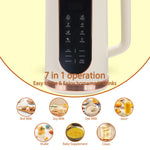 Nut Milk Maker, 48z/1500ml  Automatic 8 in 1 Soy Milk Maker Machine, Homemade Nutritious Drinks, Plant Based Milk, Juice, Baby