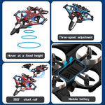 ZNLYRION Drone YL86 Fighter Shape With Screen Remote 480P Camera