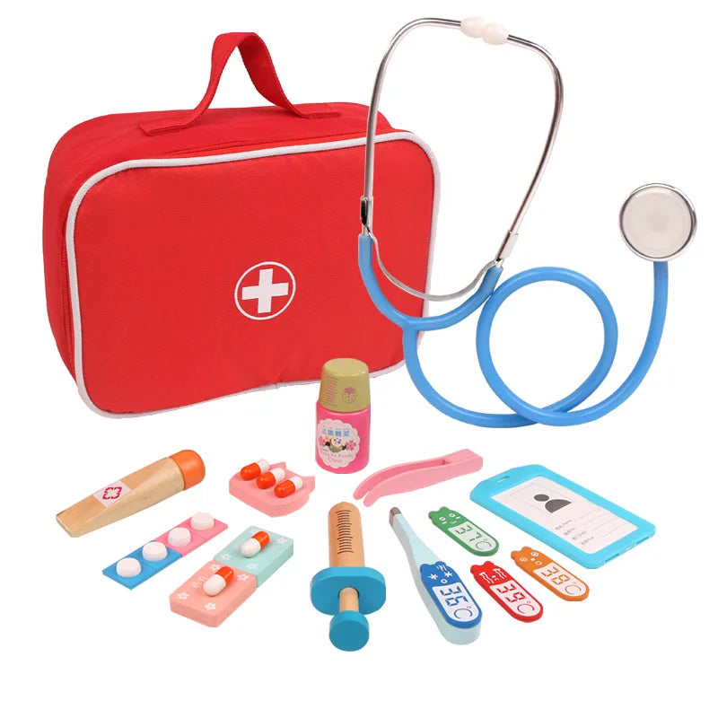 Wooden Pretend Play Doctor Educationa Toys