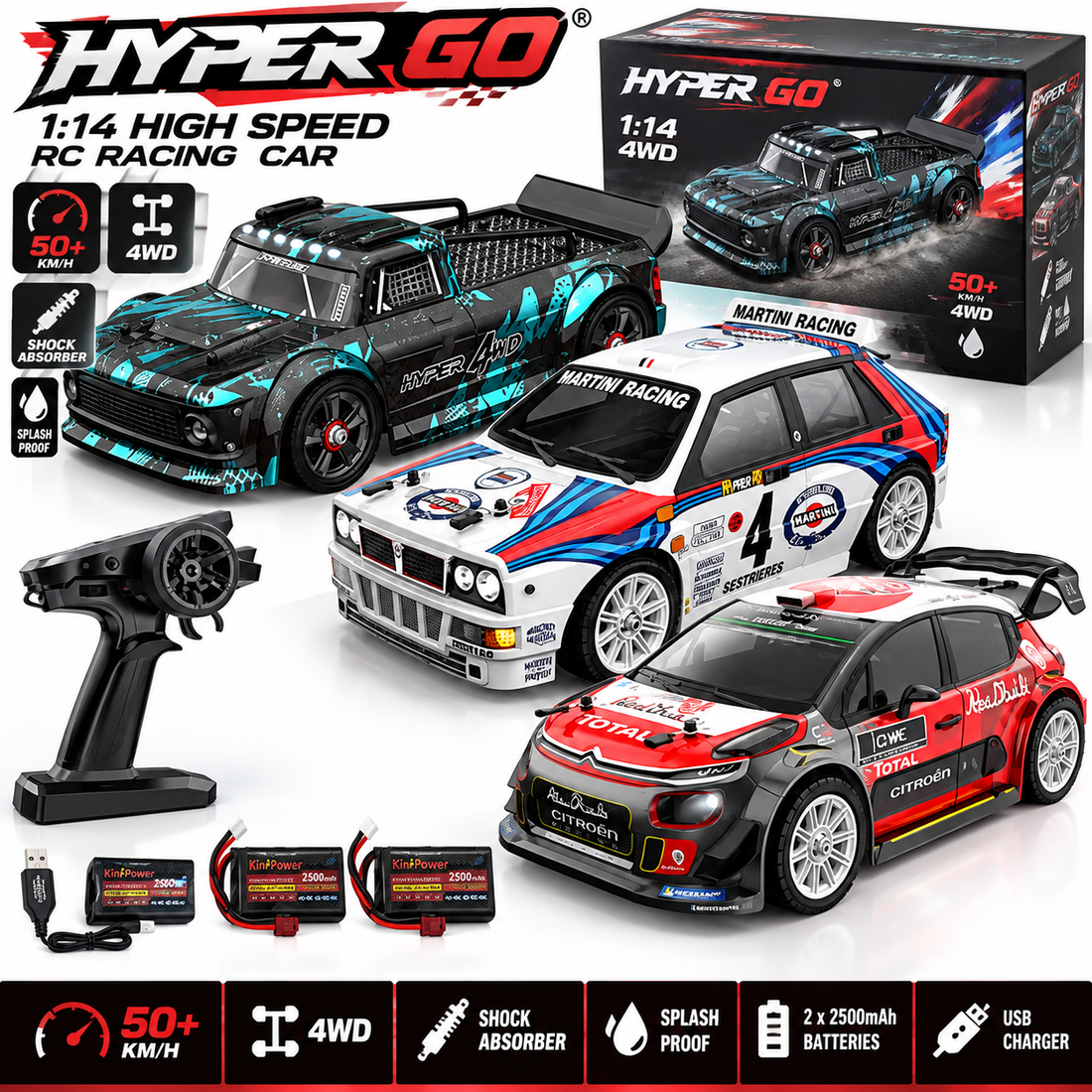 HYPER GO Car 55km/h Brushless HYPER GO 2.4G Remote Control Toy