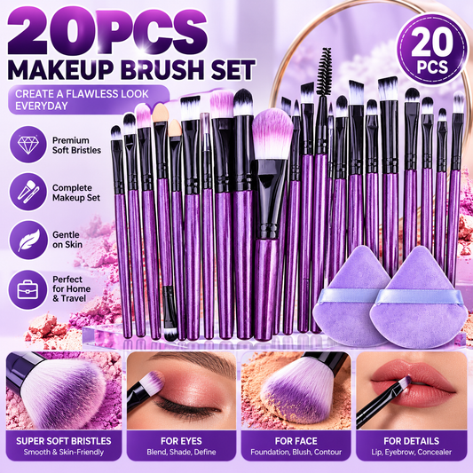 20Pcs Makeup Brush Set