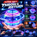 Flying Ball Children's Hand Controlled Color LED Cosmic Globe 360 ° Rotating Suspension Ball Suitable for Indoor and Outdoor Toy