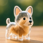 Transparent Dog Fur Storage Capsule Pet Hair Container