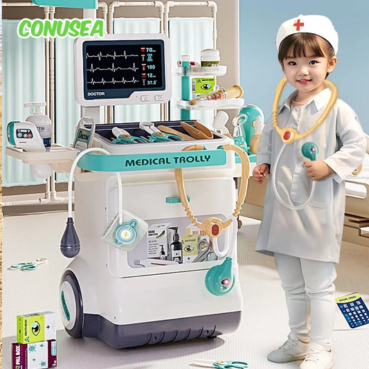 Large Hospital Play Pretend Role Play Nurse Doctor Set for Kids