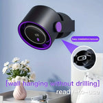 Small Desk Fan 100 Speeds Digital Display Cooling Fan with Rechargeable Battery