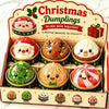 2026 Christmas Dumpling Squishy Snowman Elk Santa Claus Squeeze Ball with Box Stress Relief Merry Christmas New Year XMAS Gift