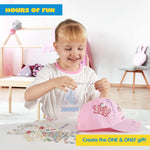 JOYFY DecorateYour Own Baseball Cap with 7 Sheets Gems Stickers Art & Crafts Kit