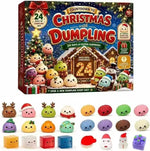 2026 New Christmas Dumpling Squishies Advent Calendar 24 Days Countdown