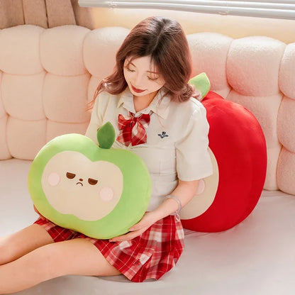 Squishy Red or Green Apple Plush Toy Pillow