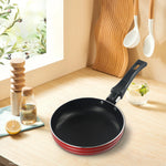 1pc 12/14/16/18cm Frying Pan Non-Stick Frypan Pot Saucepan Random Color For Kitchen