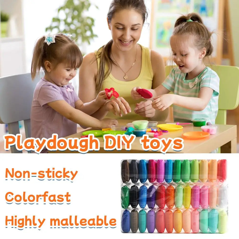 12/24/36PCS Air Dry Clay Ultra Light and Air Dry Clay for Children Non-Toxic and Eco-Friendly
