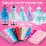 JOYFY 400+PCS Fashion Design Crafts for Kids Art and Crafts DIY Sewing Kits Girls