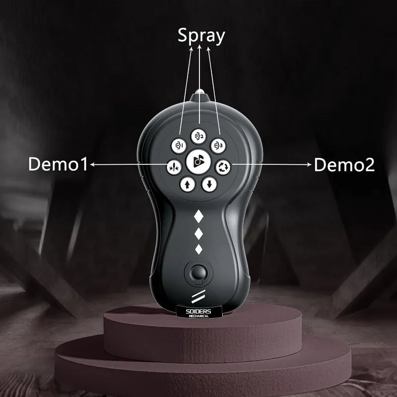 RC Spider Robot Remote Control Spider Toys with Spray/Light/Music Gifts for 6 -12 Year Old Kids