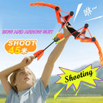 Outdoor Shooting Game Whistle Bow Arrow Set Portable Outdoor Sports Entertainment Toy
