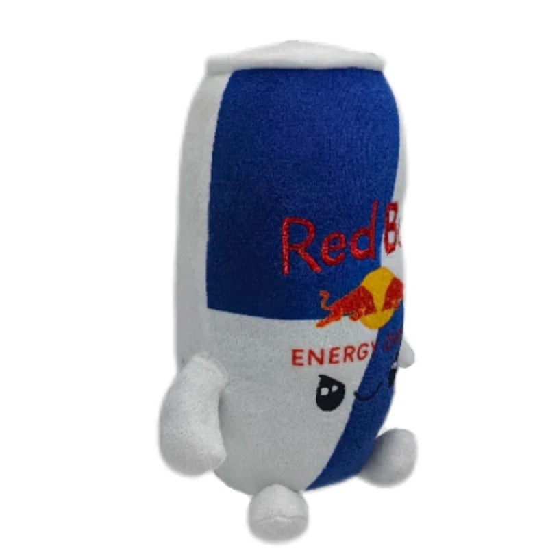Red Little Calf Energy Drink Can Plush Doll