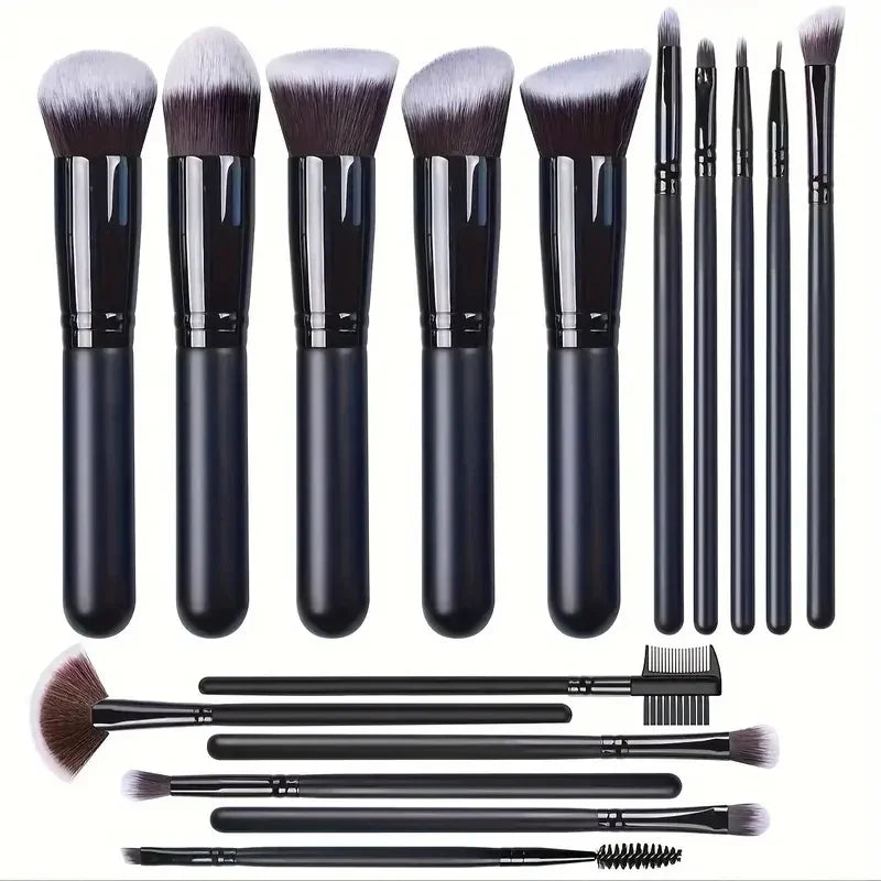 14-18Pcs Premium Synthetic Makeup Brushes Set Foundation Powder