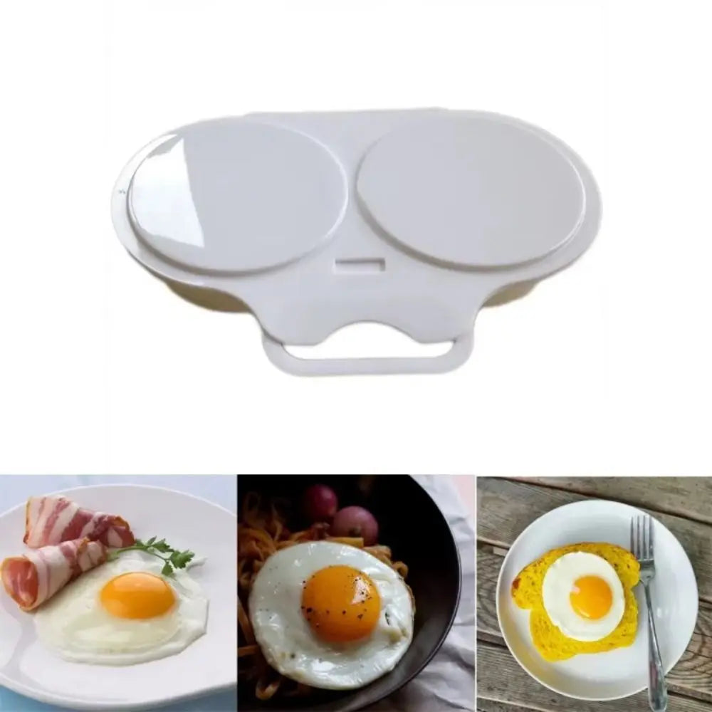 Food Grades Plastic Microwave Egg Cooker Heat Resistant Kitchen Cooking Mold Portable