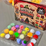 2026 New Christmas Dumpling Squishies Advent Calendar 24 Days Countdown