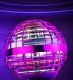 Flying Ball Children's Hand Controlled Color LED Cosmic Globe 360 ° Rotating Suspension Ball Suitable for Indoor and Outdoor Toy