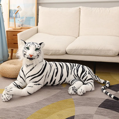 Giant Real Life Tiger Plush Toys Stuffed Soft Wild Animals