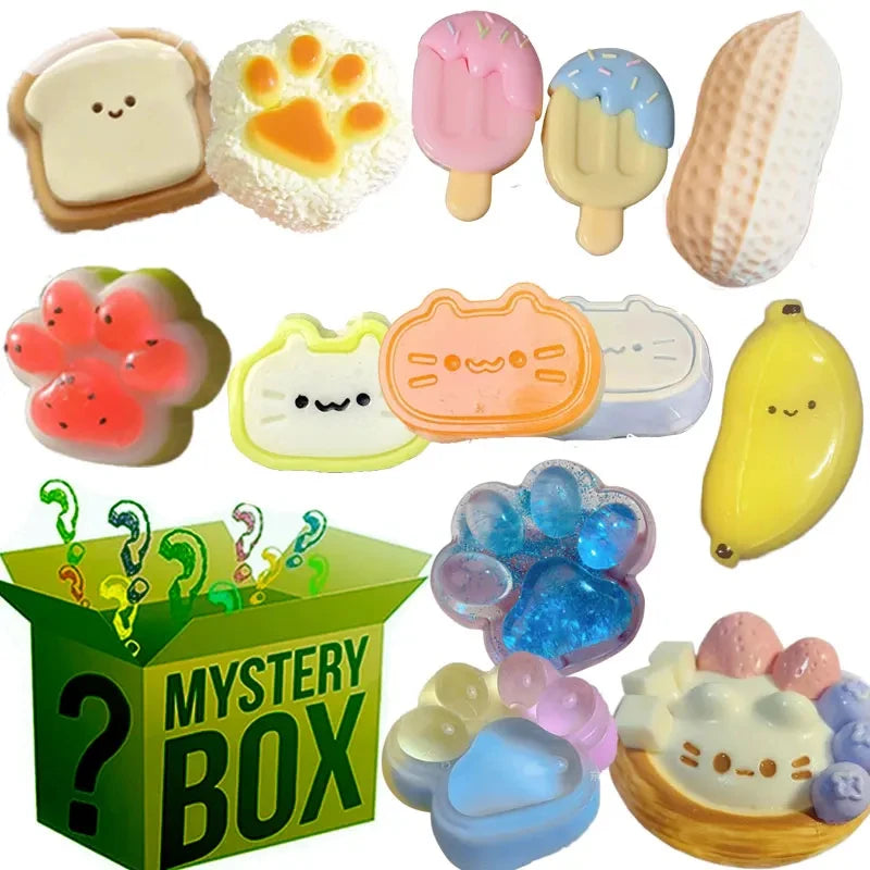 100+ Pieces Assorted Squishy Figures Blind Box Surprise Toys